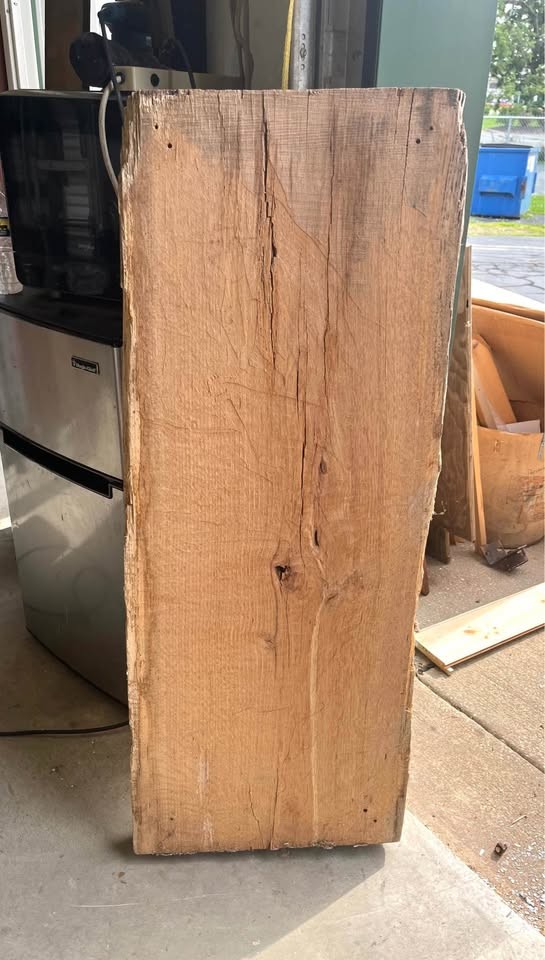 Live edge oak slab for your project - Image 3