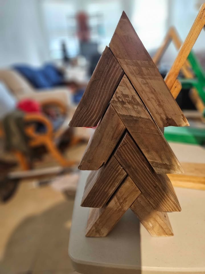 More Christmas trees 
Reclaimed and recycled wood
Very rustic. Can paint or stain if wanted. - Image 3