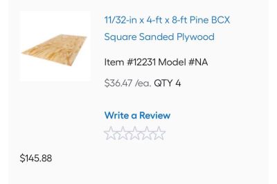 4 Sheets - 11/32-in x 4-ft x 8-ft Pine BCX Square Sanded Plywood