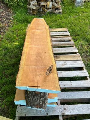 Gorgeous Kiln Dried Live Edge 12/4￼ Red Cherry Slabs