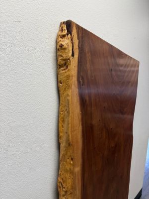 Live Edge Solid Wood Slab | 68.5"L x 34–36"W | Table Top / Desk / Bar Top
