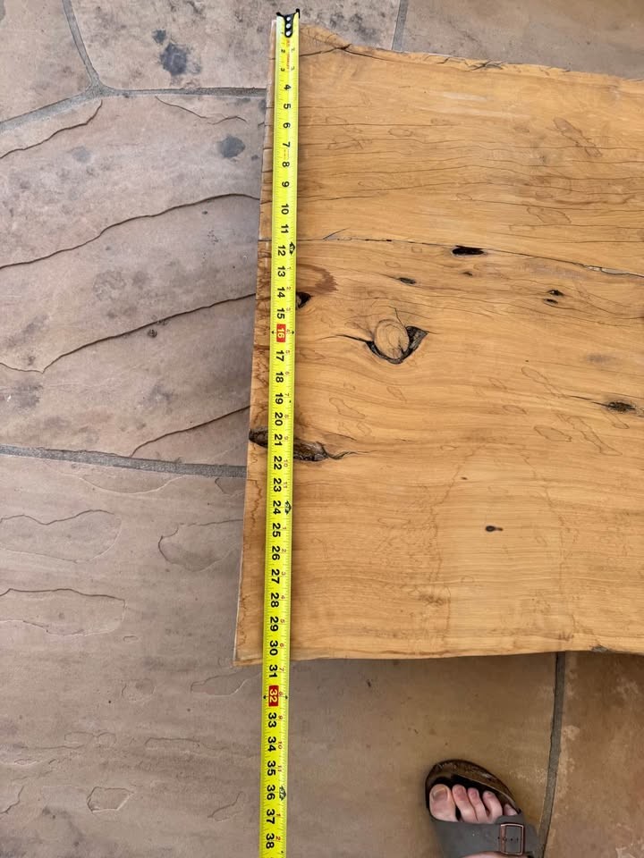 Raw live edge wood slab - Image 3