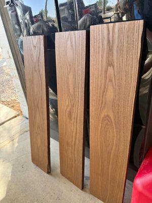Set of 3 Oak Wood Boards 33\" x 7.5\"