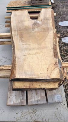 Hickory Wood slabs 3 inches thick