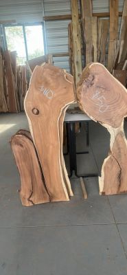 Live edge wood slabs