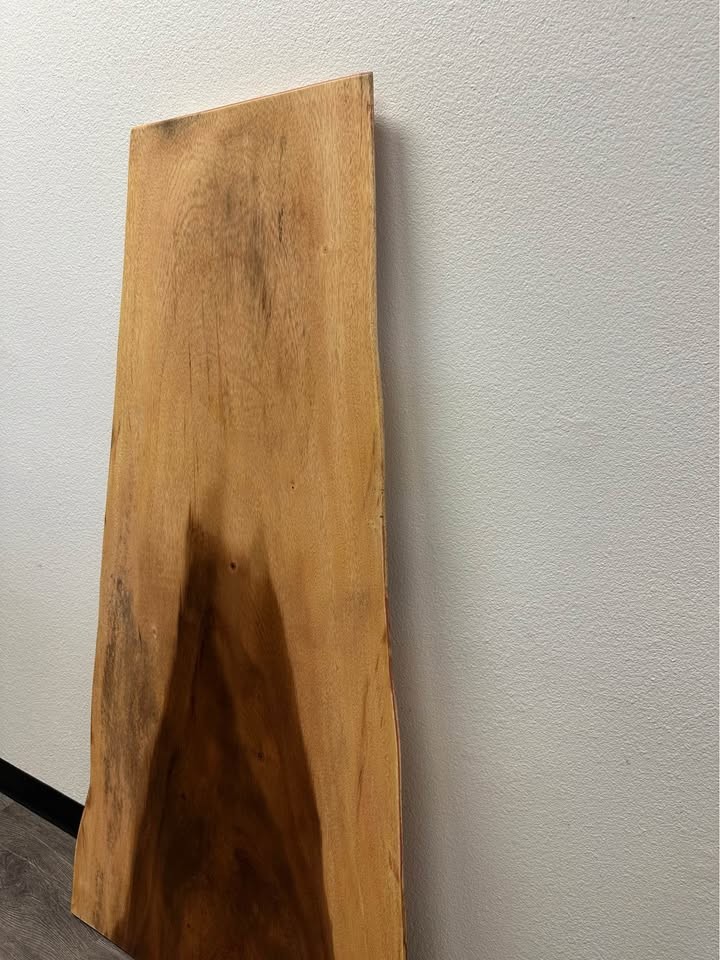 63.5” Live Edge Solid Wood Slab – Table / Desk Top - Image 4