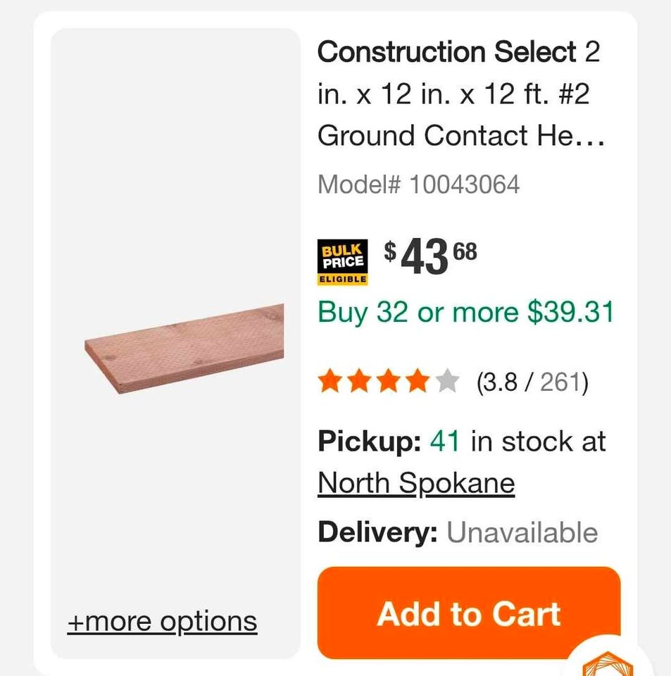 2x12 #2 Premium Grade select spruce Dimensional Lumber 10ft, 12ft, 16ft lengths - Image 5