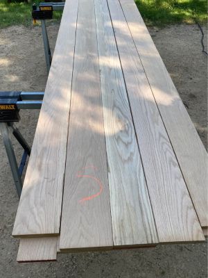 300 Sq Ft Select & Better Oak Boards at $6.00 per foot