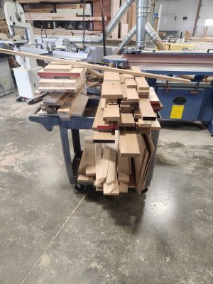 Hardwood Lumber Scraps and Offcuts Lot