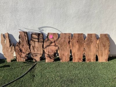 Mesquite burl slabs,