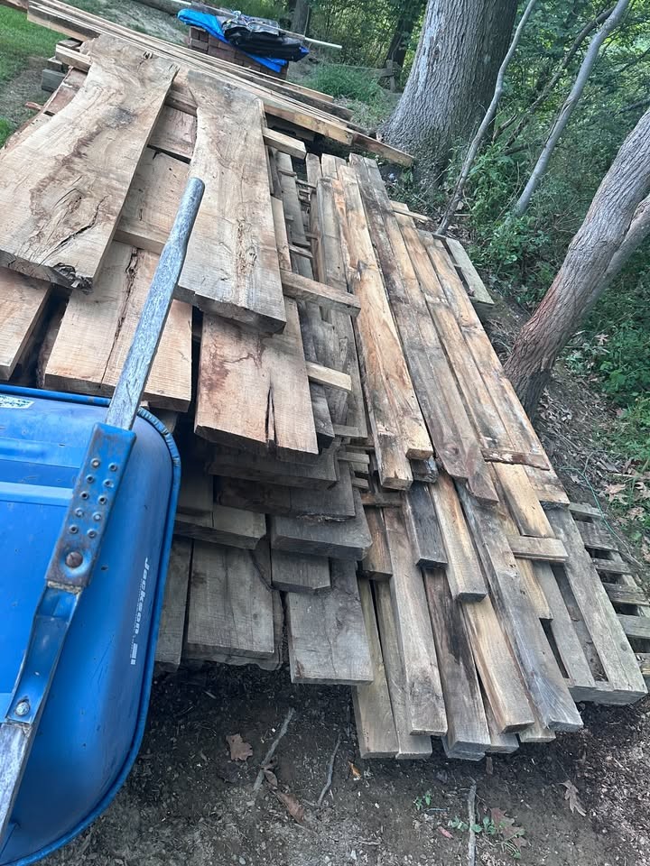 ROUGH CUT LUMBER: Beautiful OAK/MAPLE Slabs & 2x4's (MUST GO!!) - Image 4