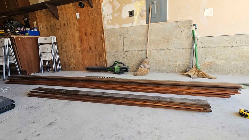 Assorted Wood Planks, Metal Strut Channels, and Threaded Rod - Image 5