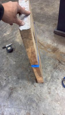 #19 Highly figured Ambrosia Maple slab- kiln dried