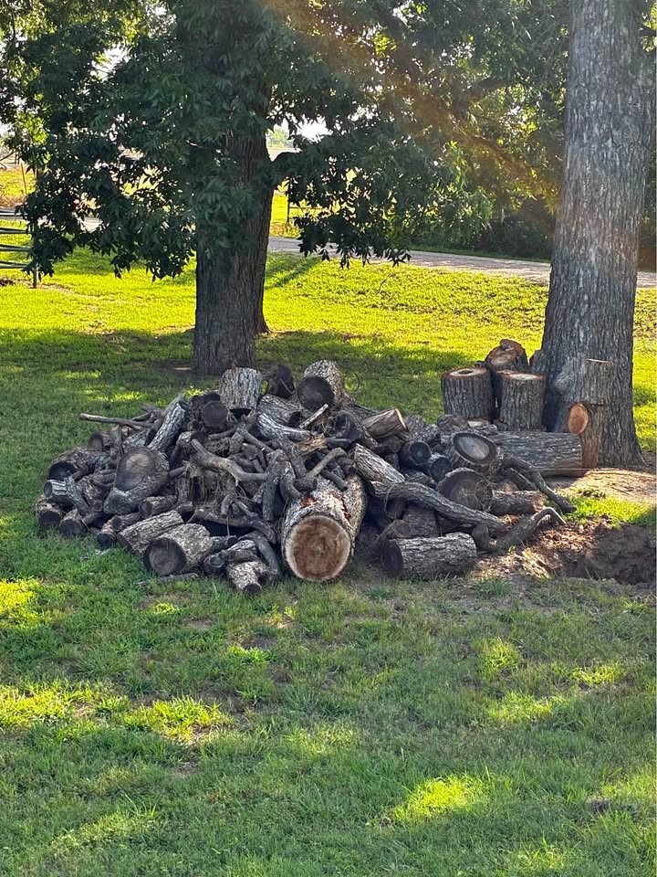 Pecan wood , cut ready to load.