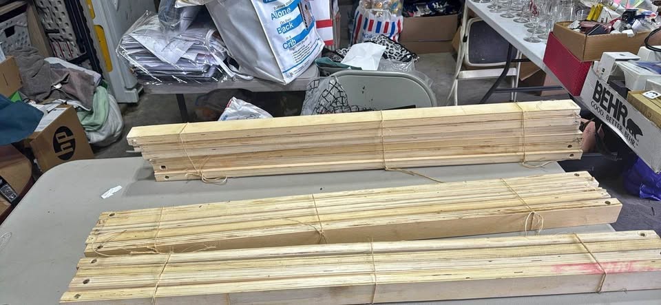 1” X 2” x 38.5” WOOD PIECES (15 total) - Image 1