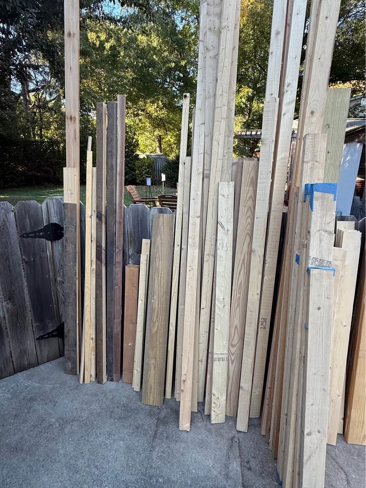 Large Assortment of Lumber, 2x4s, Wood Boards & Plywood - Image 10