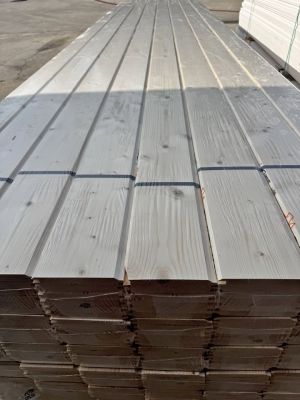 Tongue and Groove White Pine - Bead Board Design - 2 sided