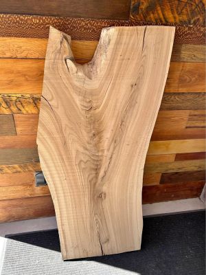 Thick live edge wood slab for sale