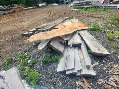Pile of large Wood Slabs