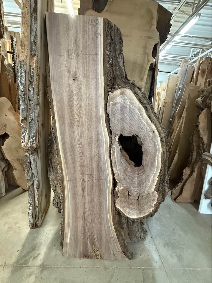 Walnut Burl slabs kiln dried and surfaced - Image 2