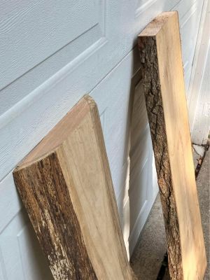 2” live edge oak