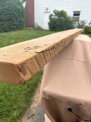 Reclaimed Barn Wood Beam - Shelf