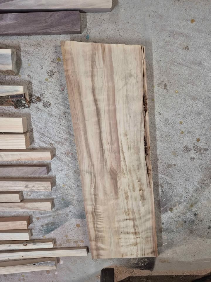Hardwood strips and live edge cutoffs for craft and epoxy projects - Image 5