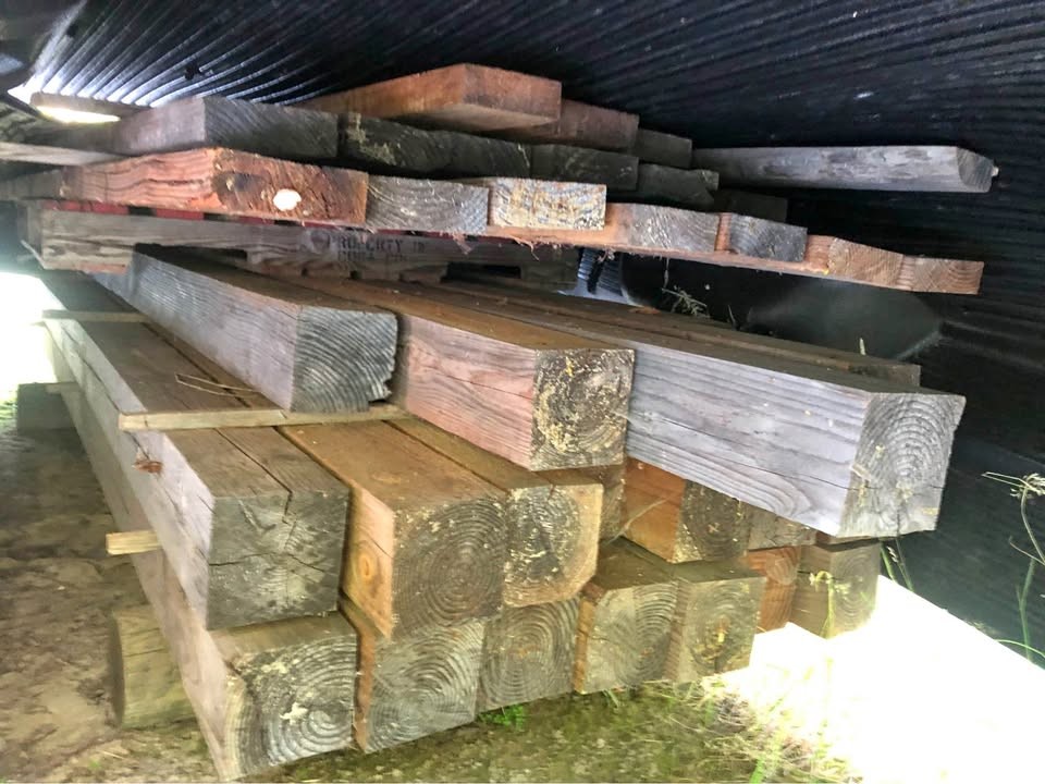 Cedar or Doug fir mill cut lumber. - Image 1
