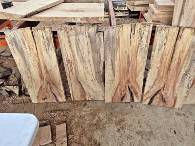 Spalted pecan boards