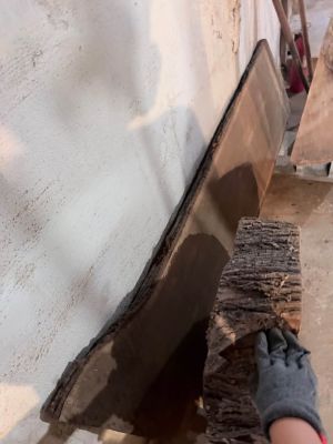Raw wood
