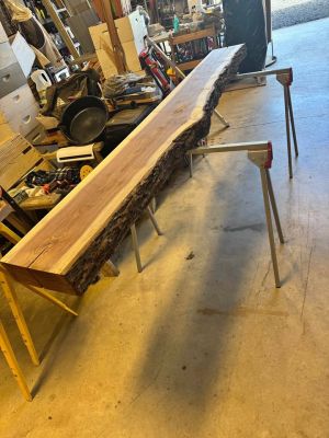 Walnut Live Edge Mantels