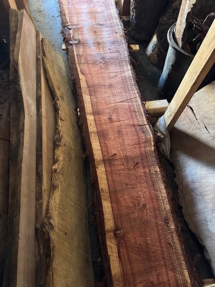 15’ Live Edge Redwood Slabs – Local Santa Ynez Redwood – Multiple Sizes - Image 6