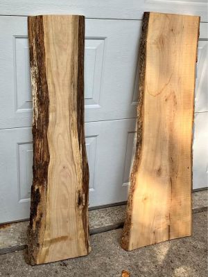 2” live edge oak