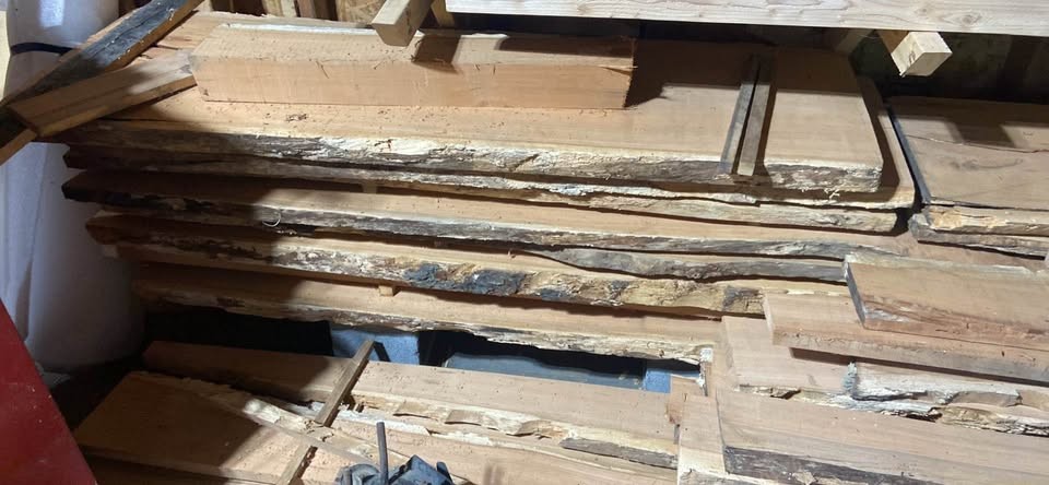 Live Edge Cherry Wood Slabs - Image 2