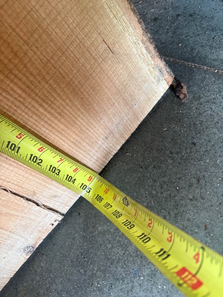 Red Oak rough sawn slabs 2” thick live edge - Image 4