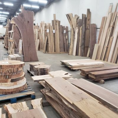 locally processed lumber, wood with a story