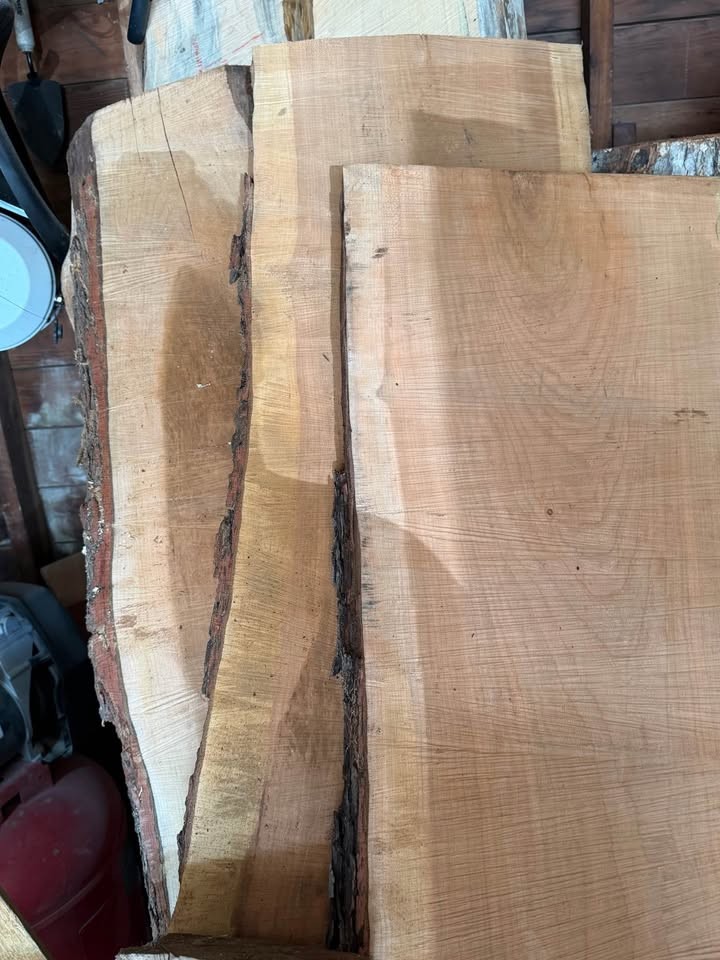 HALF PRICE LIVE EDGE CHERRY SLABS - Image 4