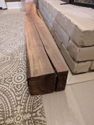 Black Walnut Mantel