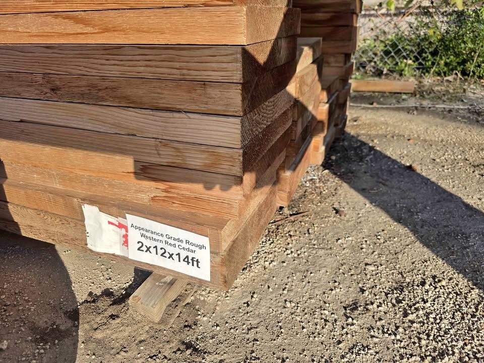 Western Red Cedar 2x12 - Image 1