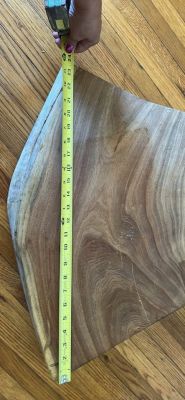 Live Edge Wood Slab Table Top. Charcuterie board.