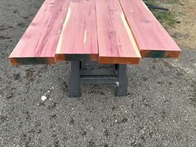 Cedar sawmill lumber