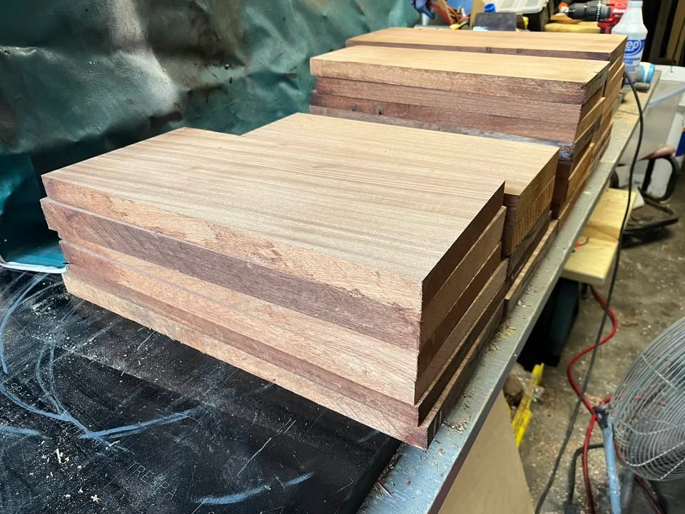 27 piece Sapele / African mahogany mix board bundle - Image 2