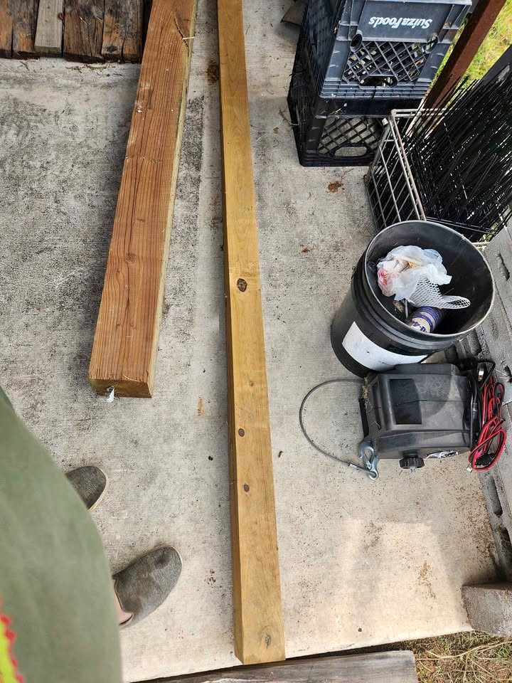 6"x6"x8' pressure treated post - Image 1