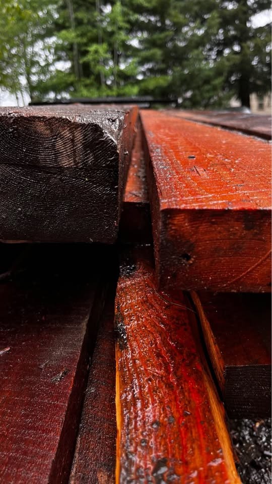 rough cut old growth tamarack - Image 6