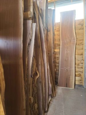 Steamed Black Walnut 8/4" -6/4" Slabs, preplaned, Various Widths x 7'-9'