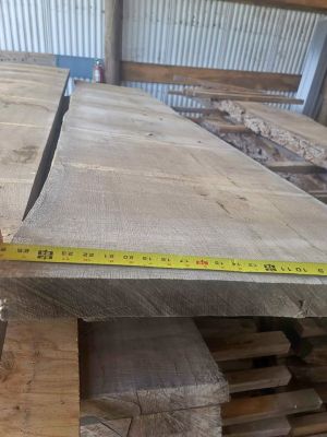 White Oak 2.5"× 24"×11' KD Slabs