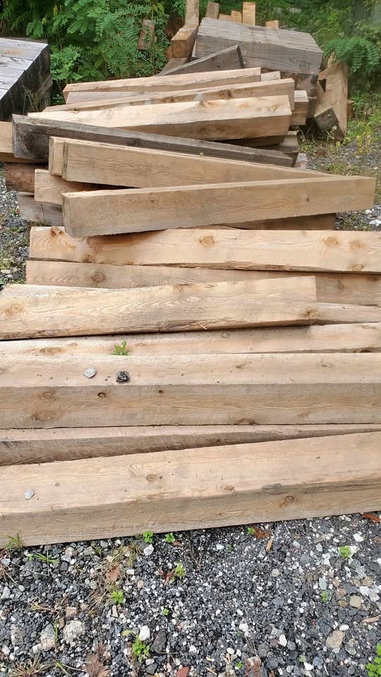 8" x 8" x 6' Rough Timbr - Image 1