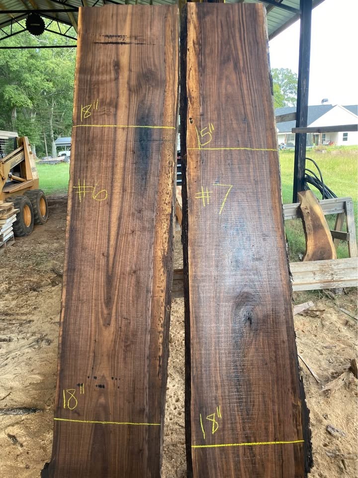 Black Walnut Live Edge Slabs - Image 3