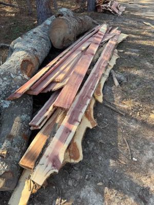 Cedar project boards and custom cutting