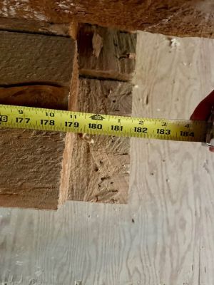 Reclaimed Douglas Fir Beams, 3 - 15 feet long each